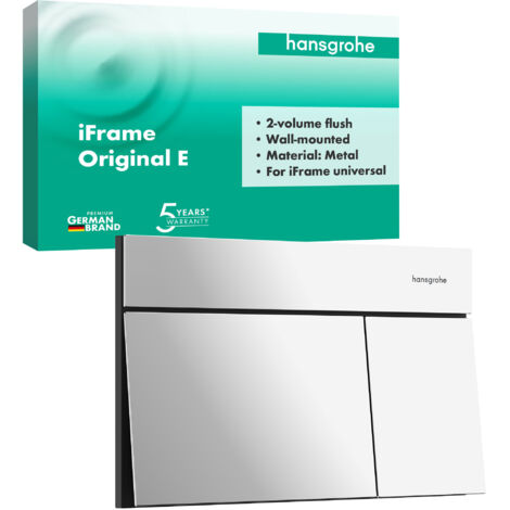 hansgrohe iFrame Element E placas de accionamiento para doble