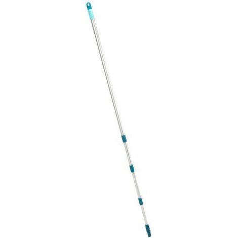 Leifheit – Mango telescópico 41523 – Aluminio ligero – Longitud ajustable 145-400 cm – Diseño ergonómico antideslizante (1/4)