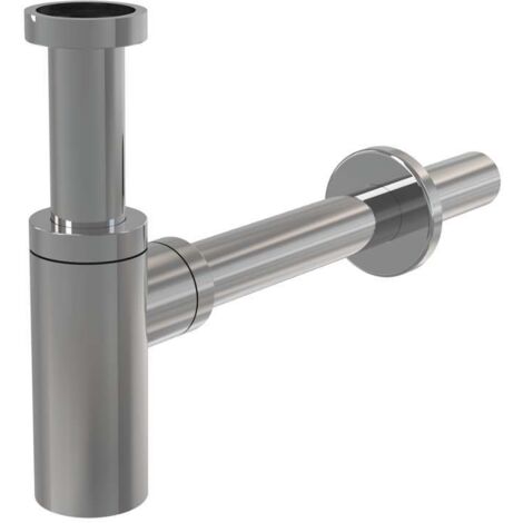 kielle Sifones - Sifón para lavabo, diámetro 32 mm, redondo, metal 30901010 (1/2)