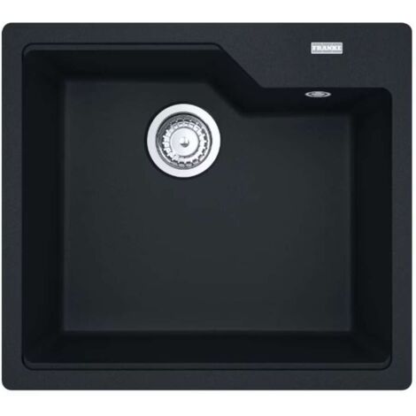 Franke Urban - Fregadero de fragranite UBG 610-56, 56x50 cm, negro mate 114.0700.066