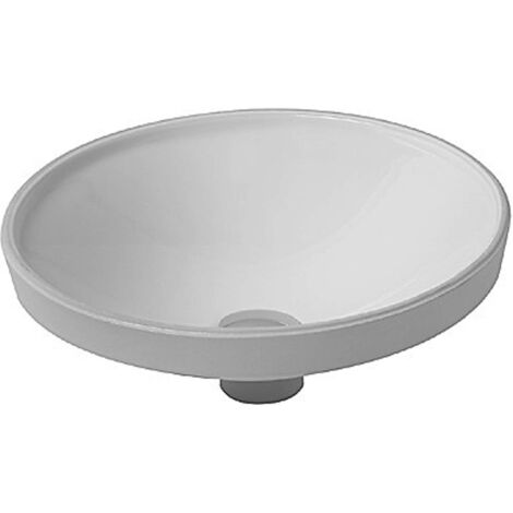 Lavabo empotrado Duravit Architec 37cm, instalación desde abajo,