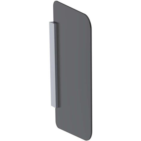Geberit Accesorios - Mampara de separación para urinarios, cristal antracita 115.211.CD.1