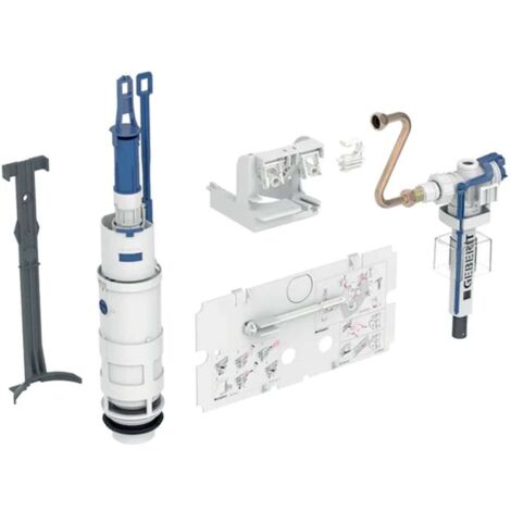 Geberit - Kit de conversión, para descarga doble, con válvula de llenado tipo 383, para cisterna empotrada 240.515.00.5