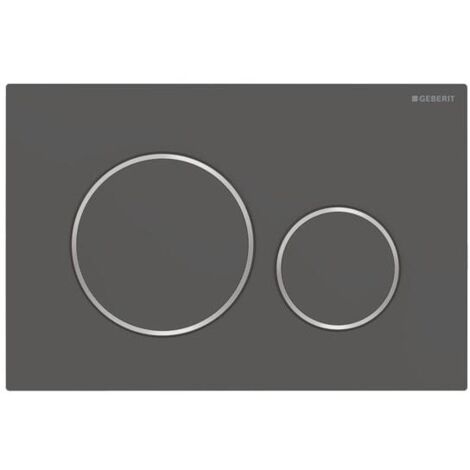Pulsador Doble Descarga SIGMA20 Round Negro Geberit