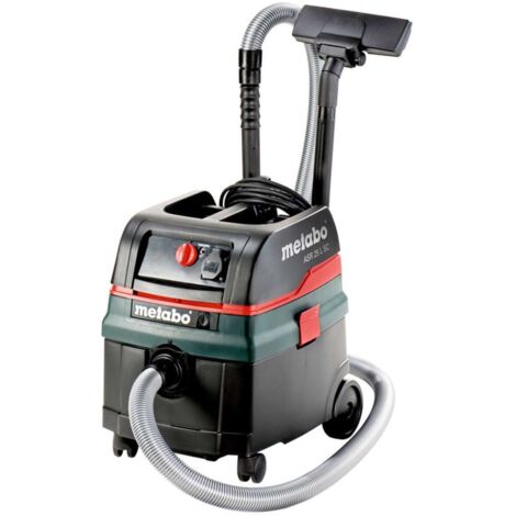 Aspiradora industrial Metabo ASR 25 L SC – 1400W, 270 hPa, 25L, para uso en seco y húmedo – Conexión automática a herramientas – 602024000 (1/5)