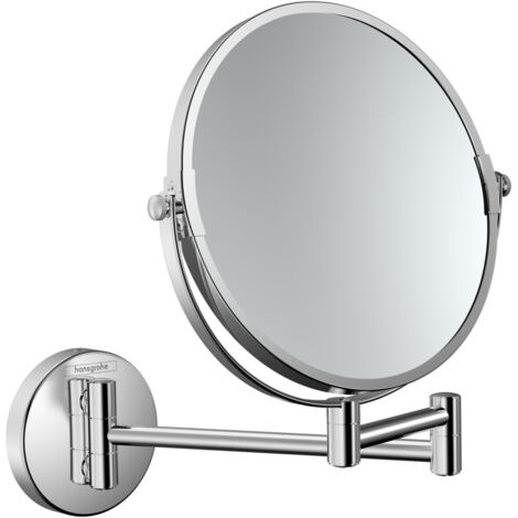 Espejo de afeitar universal hansgrohe Logis, inclinable,