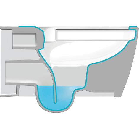 Duravit ME de Starck WC de pared, sin borde, lavable, Durafix