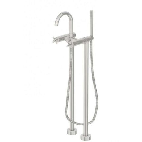 Steinberg 250 - Grifo de suelo para bañera, níquel cepillado 250 1162 BN (1/5)