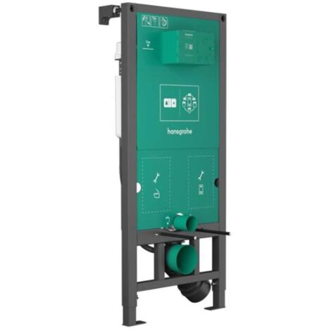 Hansgrohe iFrame universal - Set de instalación para inodoro suspendido, altura 115 cm 01022180