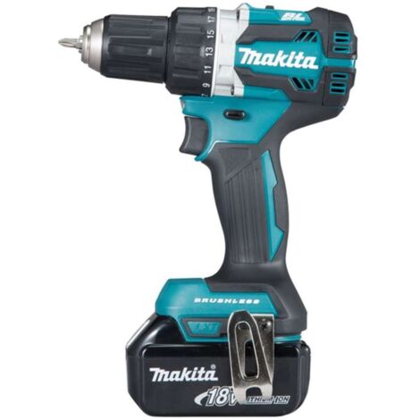 Makita DDF484RFJ taladro 2000 RPM 1,8 kg Negro, Azul (1/5)