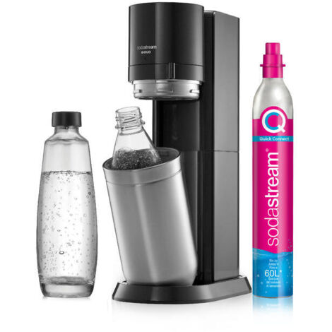 Máquina de gasificar SodaStream E DUO negro metal plástico (1/4)