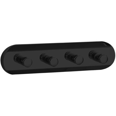Aqualine Samba - Gancho cuadrado, negro SB224 (1/2)