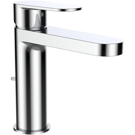 Laufen Neja - Grifo de lavabo, con desagüe, cromo H3115110041211 (1/2)