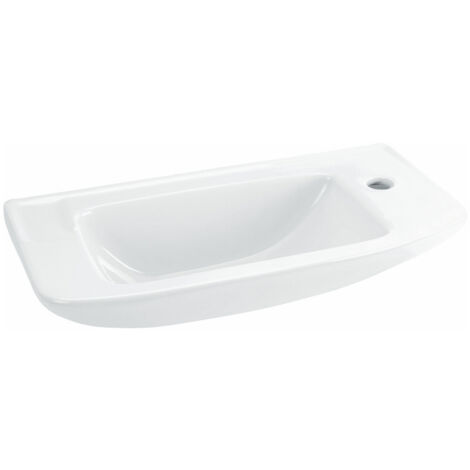 Ideal Standard Eurovit - Lavamanos 50x24x13 cm, 1 orificio para grifería, blanco R421901 (1/2)