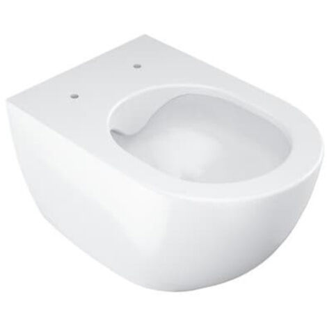 Ravak Uni Chrome Lavabo suspendido, sin brida, fijación oculta, blanco (X01535) (1/5)