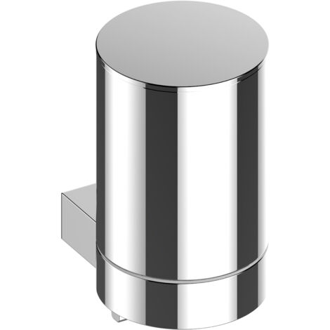 Dosificador de jabón Plan KEUCO para jabón líquido, vaso metálico