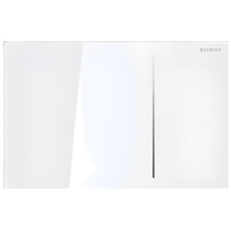 Geberit Sigma 70 panel de control para WC empotrado, dos pulsaciones, blanco