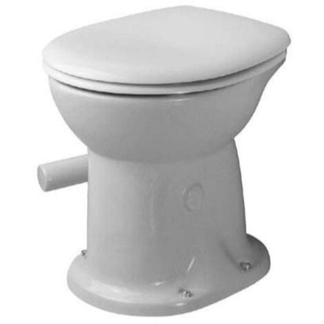 Duravit – Inodoro seco de suelo DURAPLUS 350x470mm – Salida vertical – Borde de descarga con borde empotrado – Cerámica sanitaria blanca (1/2)