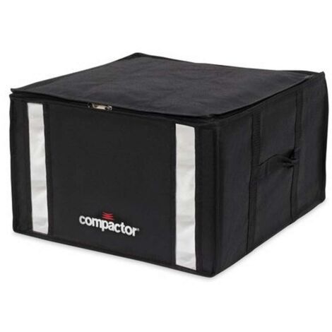 Compactor - Caja de almacenamiento al vacío con funda, 125 l, negra RAN8945