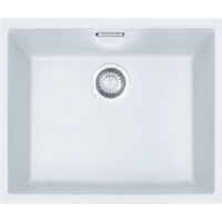 Franke Sirius - Fregadero de tectonite SID 110-50, 53x44 cm, blanco 125.0363.788