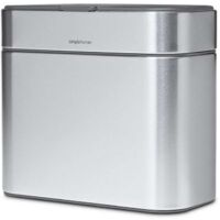 Simplehuman Cubos de basura - Cubo de basura 4 L, acero inoxidable CW1645
