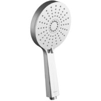 Ravak Duchas - Alcachofa de ducha Flat XXL 961.00, 3 chorros, diámetro 14 cm, cromo X07P344