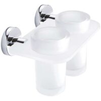 Nimco Unix - Portavasos doble, cromado UN X3-58DW-26