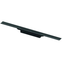 Tece TECEdrainprofile - Canaleta de ducha 100 cm, acero inoxidable negro cepillado 671021