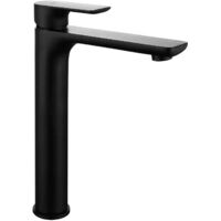 kielle Vega - Grifo de cuenco de lavabo, negro mate 10118114