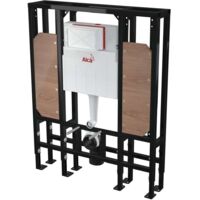 Alcadrain Juegos de módulos de instalación - Elemento de instalación de tabiques Solomodul, para espacio de instalación, para diseño sin barreras AM116/1300H