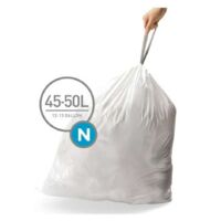 Simplehuman Accesorios - Bolsas de basura 45-50 l, tipo N, 20 uds CW0174