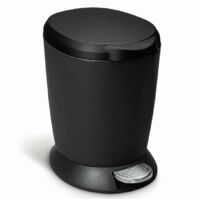 Simplehuman Cubos de basura - Papelera 6 L, negra CW1319