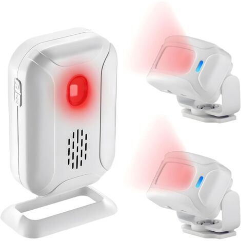 Motion Doorbell, Door Chime for Business Entry, Store Welcome Buzzer Monitor, Motion Detect Alarm, Caregiver Reminder for Elderly, Visitor Bell,1 Receiver 2 Sensors (1/5)
