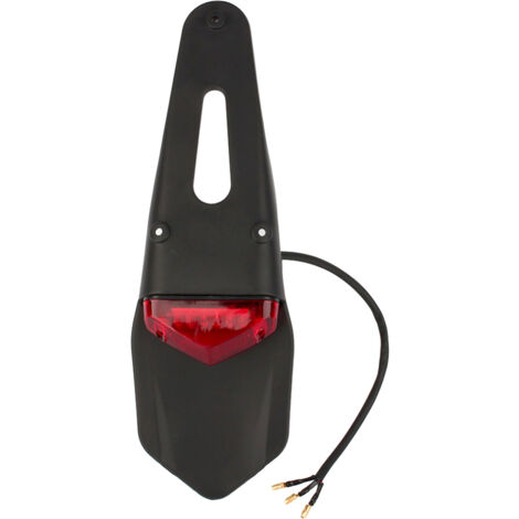 Motorcycle LED Brake Tail Lights Rear Fender License Plate Lights for Dirt Bike