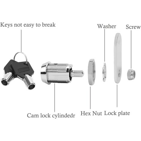 12MM Press Lock P12-21 - Kleines Schlosssystem Für Lightbox & Werbetafeln