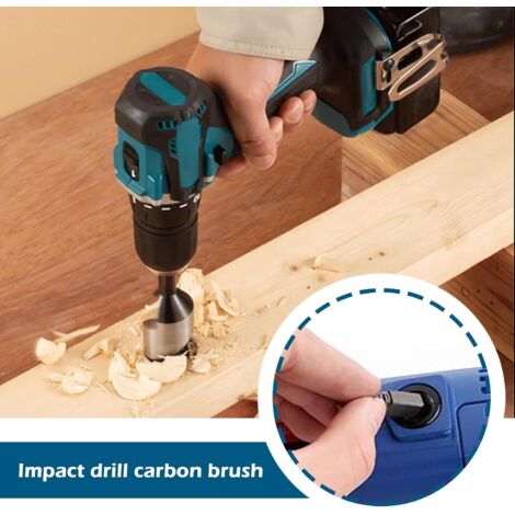 EMSea 4pcs Motor Carbon Brushes Replacement Compatible with Makita 195007-0 CB-406 CB-407 Power Tool Accessories Jigsaw Rotary Drill
