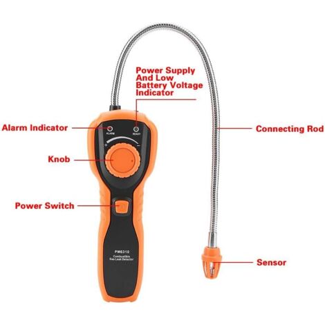 Gas Detector, PM6310 High Precision Portable Combustible Gas Leak