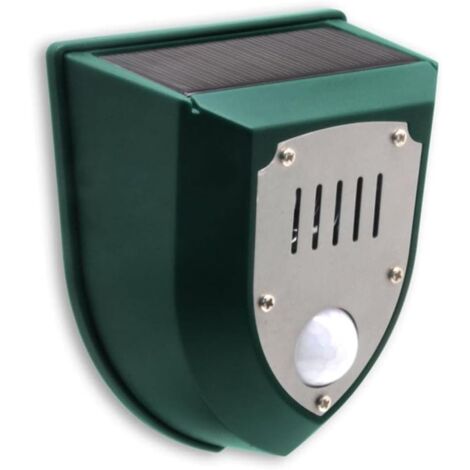Solar Sound and Light Alarm with Motion Detector 110 Decibels Alarm Siren 6 LED Flash Strobe Warning Security System for Farm Villa Green (1/5)