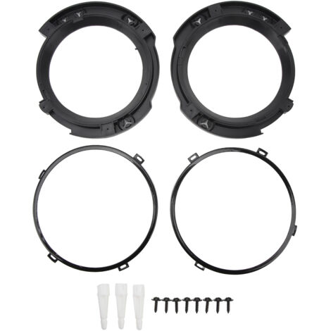 2Pcs 7 Inch Car Round Headlight Mounting Bracket Ring for Wrangler JK 2007-2018 (1/5)