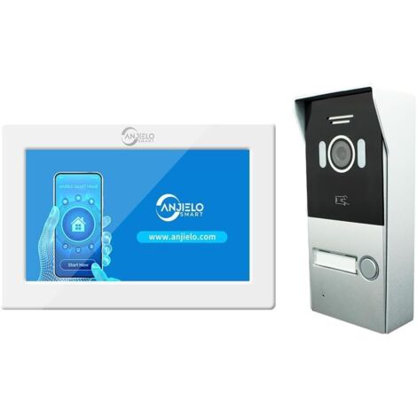 Tuya 2-Wire Video Intercom System with 1080P Camera and 7 Inch Touch Screen - WiFi Visual Doorbell Kit with 32G Card, Auto Snapshot, Remote Unlock (1/5)