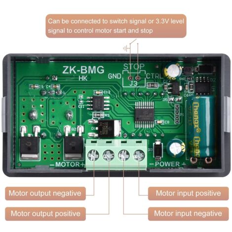 Speed Regulator Components PWM Speed Regulator DC 5V 12V 24V 500W Motor Speed Controller Electric ...