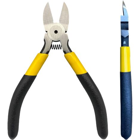 Side cutters, side cutters, length 160 mm, diagonal cutters, side cutters, flat cutters for models, DIY and electronics.