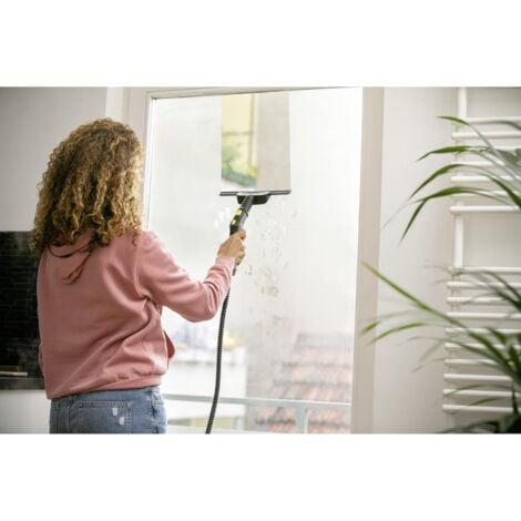 Steam squeegee for windows accessory for steam cleaners