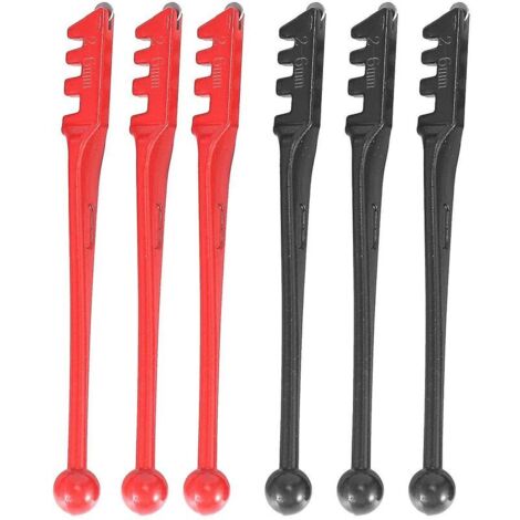 6pcs 2mm-20mm Carbide Tip Glass Cutting Tool Compatible with Glass Cutting (1/5)