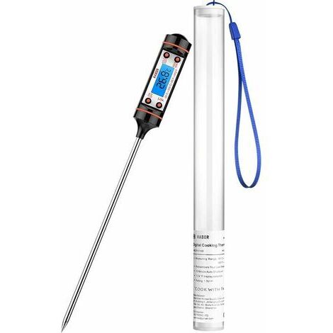 TP-101BBQ Food Thermometer / Household Kitchen Thermometer / 304 Stainless Steel Probe Thermometer (1/5)
