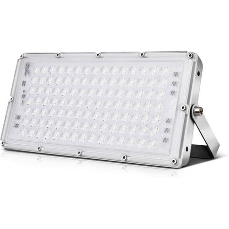 100w LED Outdoor Floodlights, 10000lm Outdoor Floodlight, Outdoor Floodlight, IP67 Waterproof, Cool White 6000-6500k, Ideal for Garden, Garage, Hotel Ect (1/5)