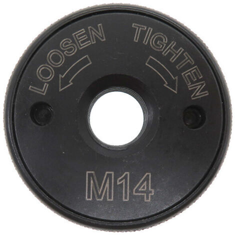 M14, for all angle grinders from AEG, Black & Decker, Dewalt, Flex, Hitachi, Metabo, Makita etc. (2x clamping nut), black,Fonepro, (1/5)