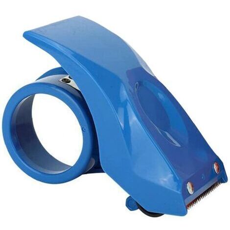 Packing Tape Dispenser Mini Portable Tape Cutter Organizer Pocket Tape Scissors Blue, Packing Tape Dispenser (1/5)