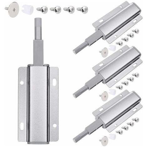 GU.B/bon Push to Open Magnet Cabinet Door, 4Pcs Magnetic Latch Push Open Damper, Push to Open Damper (1/4)