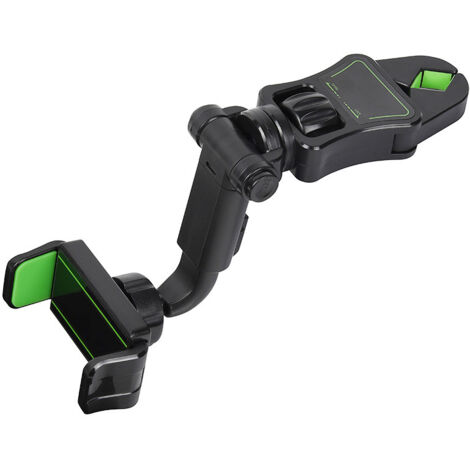 Multifunctional Rearview Mirror Phone Holder, Car Rearview Mirror Phone Holder and GPS Holder, 360 Rotating Car Phone Holder (1/5)